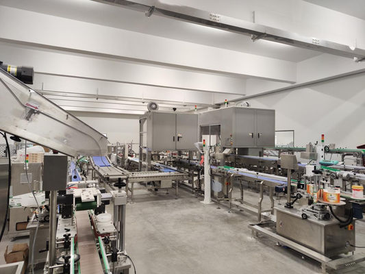 完全自動製紙とパレティ化生産ライン