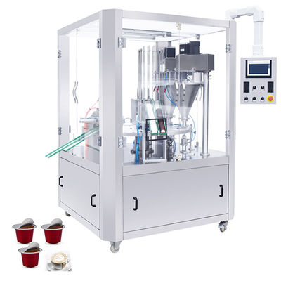 コーヒーポッドの詰め込み機械 自動回転式5g 15g 20g Kカップコーヒー茶粉の詰め込み密封機