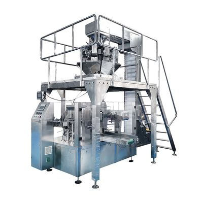 食品グレードの材料と完全に自動操作システムを持つ粒状食品包装機